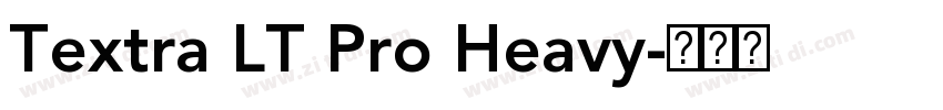 Textra LT Pro Heavy字体转换